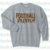 Football Mom Chest Tee,Shirts,Carrie's Butterfly Boutique