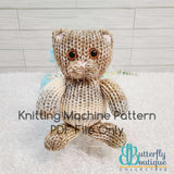 Circular Knitting Machine Cute Kitty Pattern