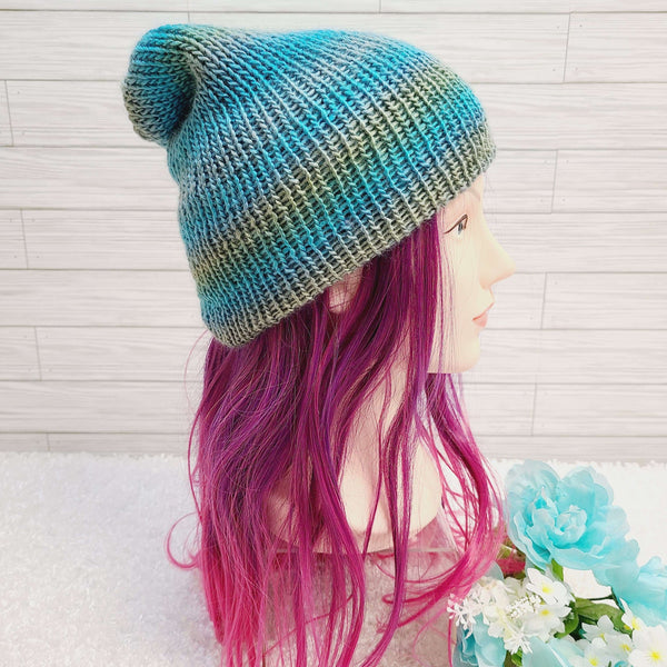 Shades of the Ocean Slouchy Hat